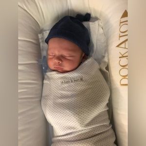 Cotton Halo SleepSack Swaddle Newborn NB 0-3m size Polka Dot Neutral